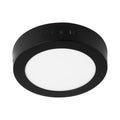LUMINARIO LED TIPO PLAFÓN 6W, REDONDO, LUZ DE DÍA, NEGRO 47395 *