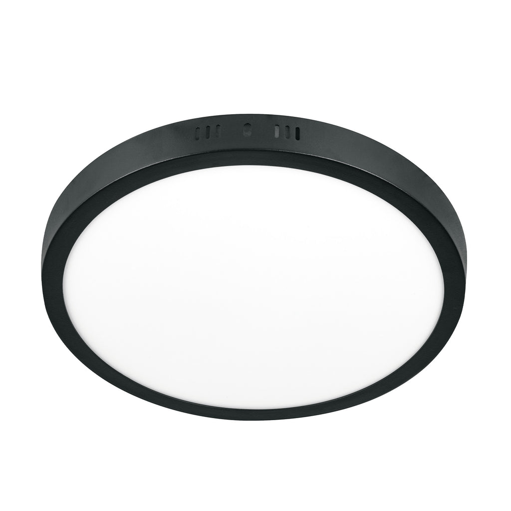 LUMINARIO LED 24W, REDONDO, LUZ DE DIA, NEGRO 47398 *