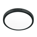 LUMINARIO LED 24W, REDONDO, LUZ DE DIA, NEGRO 47398 *