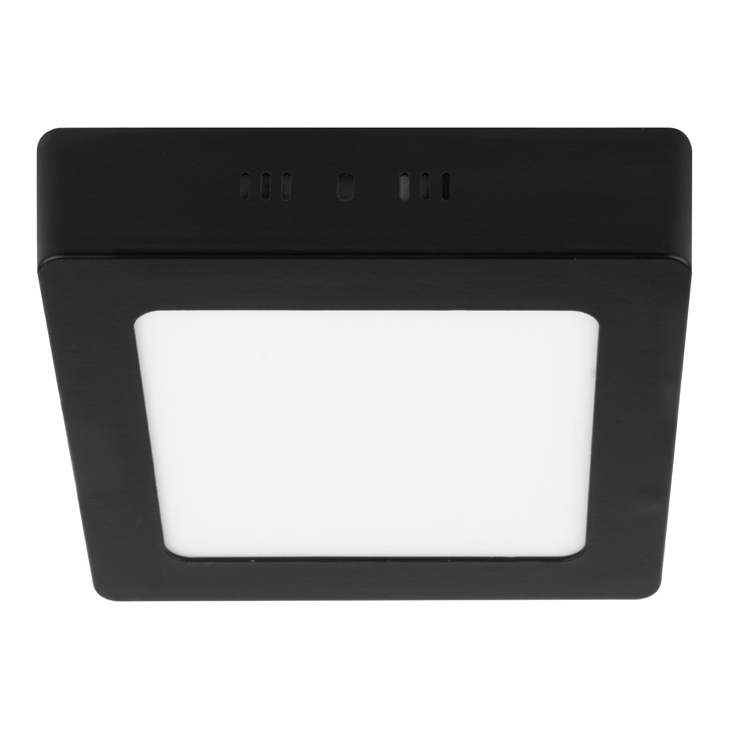 LUMINARIO LED TIPO PLAFON 6 W, CUADRADO, LUZ DE DÍA, NEGRO 47415 P