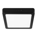 LUMINARIO LED TIPO PLAFÓN 18W, CUADRADO, LUZ DE DÍA, NEGRO 47417 *