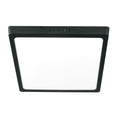 LUMINARIO LED TIPO PLAFÓN 24W, CUADRADO, LUZ DE DÍA, NEGRO 47418 *