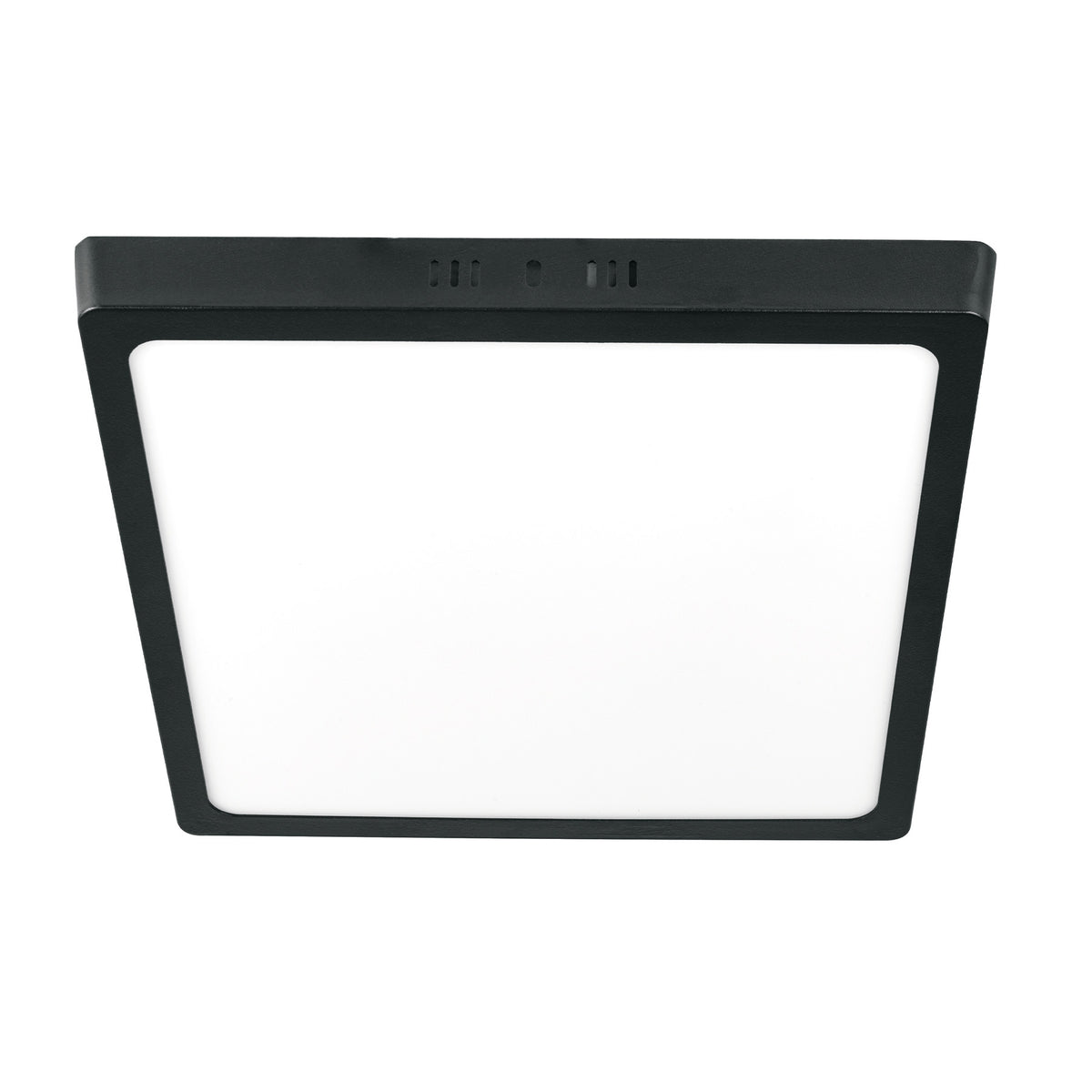 LUMINARIO LED TIPO PLAFÓN 24W, CUADRADO, LUZ DE DÍA, NEGRO 47418 *