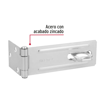 PORTACANDADO DE ACERO ZINCADO 4-1/2'' HERMEX 43746 *