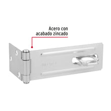 Cargar imagen en el visor de la galería, PORTACANDADO DE ACERO ZINCADO 4-1/2&#39;&#39; HERMEX 43746 P
