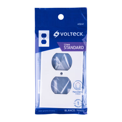 PLACA, DE ABS, STANDARD, BLANCO 40241 *