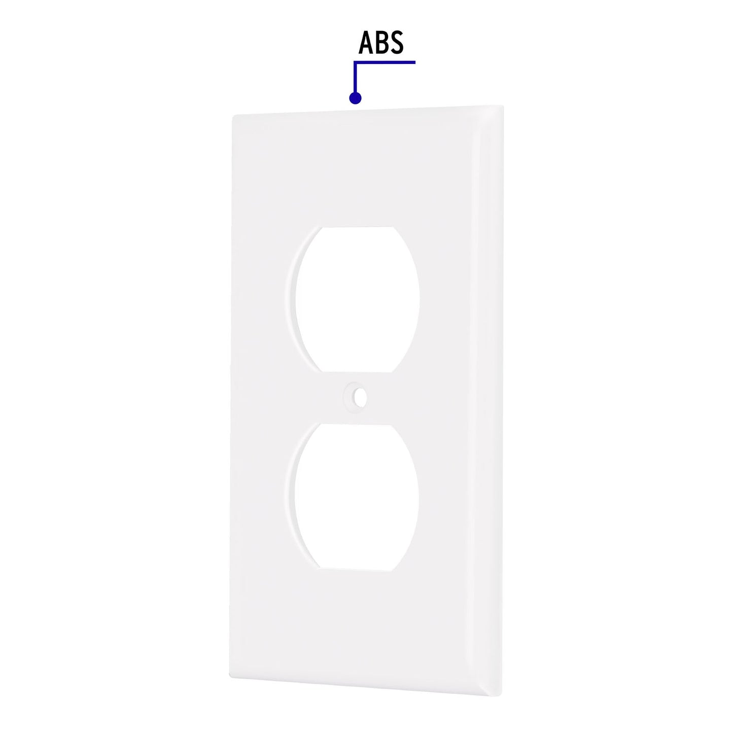 PLACA, DE ABS, STANDARD, BLANCO 40241 *