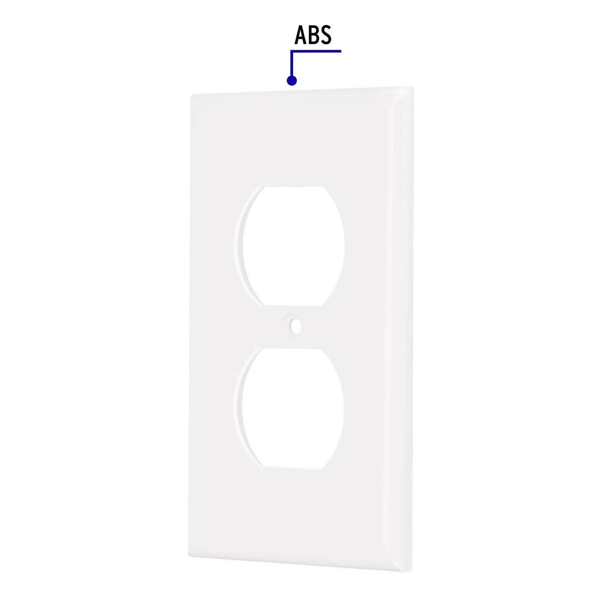 PLACA, DE ABS, STANDARD, BLANCO 40241 *