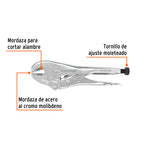 PINZA DE PRESIÒN 10'' MR, TIPO JAPONÈS, TRUPER 103208 *