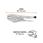 PINZA DE PRESIÒN 10'' MR, TIPO JAPONÈS, TRUPER 103208 *