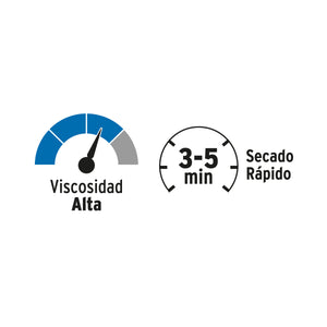 CEMENTO AZUL PARA PVC EN TUBO DE 50ML, ALTA PRESIÒN, FOSET  42023 P