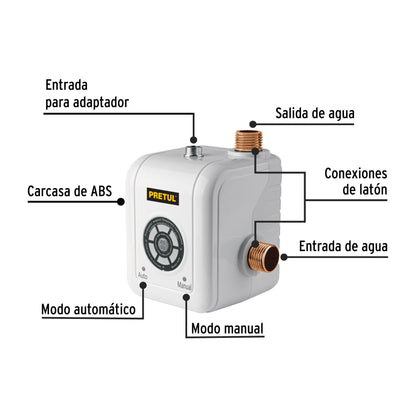 Bomba presurizadora 1/10 HP, PRETUL 29939
