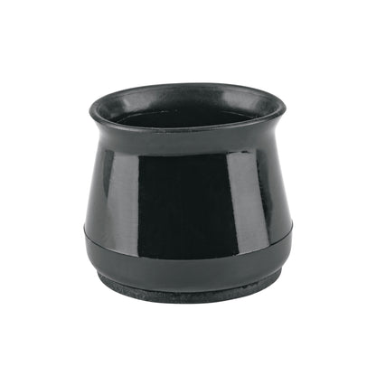 CAJA CON 24 PROTECTORES PARA PATAS DE SILLA, NEGRO 49847 *