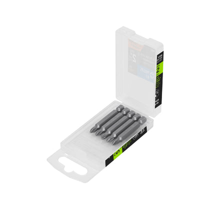 ESTUCHE CON 5 PUNTAS DE CRUZ PH1 LARGO 2", TRUPER EXPERT 12146 *
