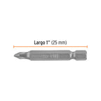 ESTUCHE CON 5 PUNTAS DE CRUZ PH1 LARGO 2", TRUPER EXPERT 12146 *