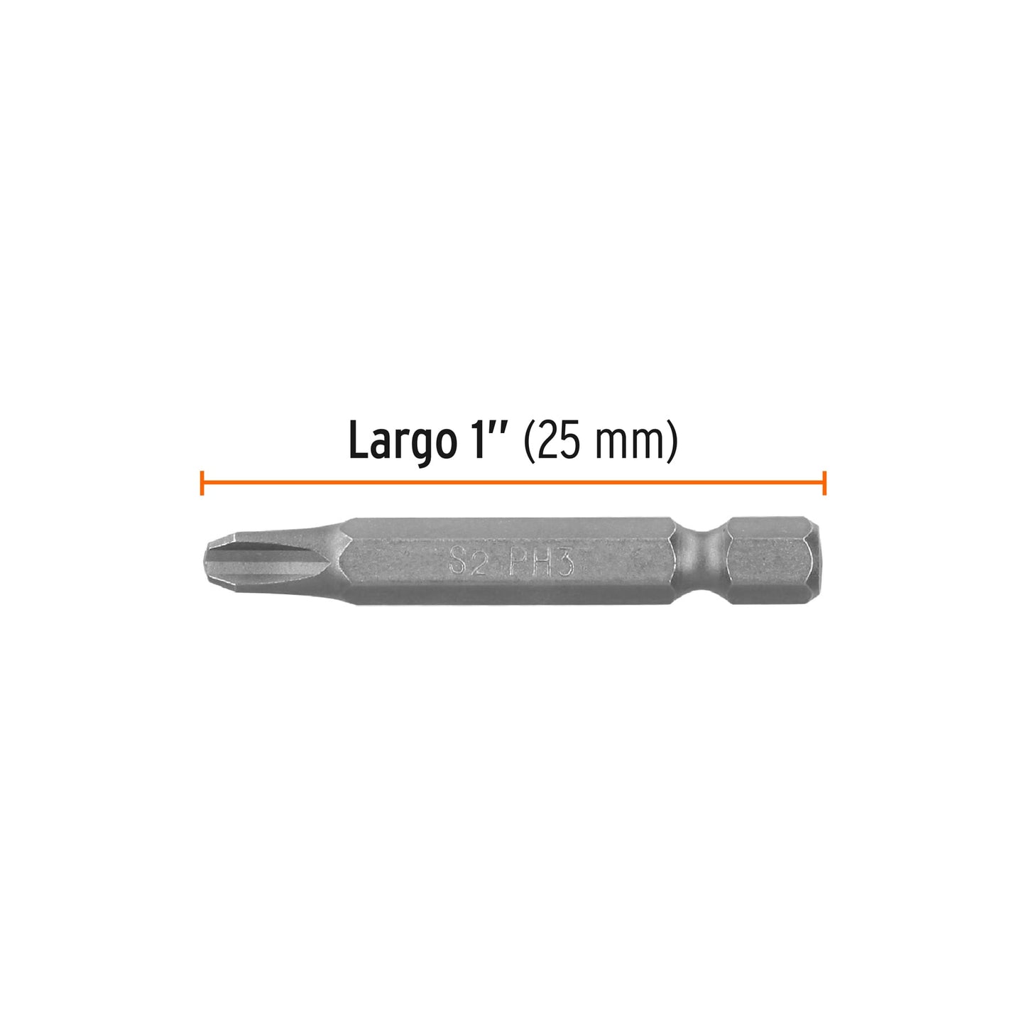 ESTUCHE CON 5 PUNTAS DE CRUZ PH3 LARGO 2", TRUPER EXPERT 12149 *