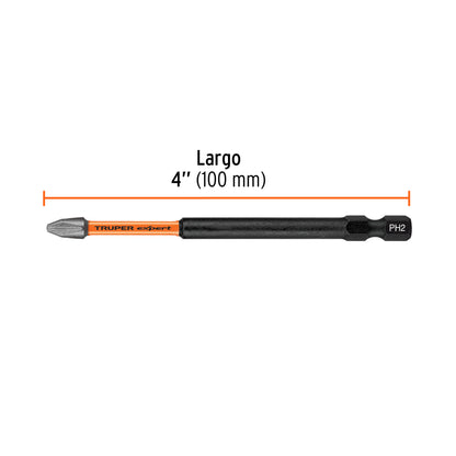 ESTUCHE CON 5 PUNTAS DE CRUZ PH2 DE IMPACTO LARGO 4" 103026 *
