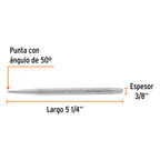 PUNZÓN 3/8" PARA MARCAR, LARGO 4-3/4", TRUPER 12226 P