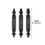 BLÌSTER CON 3 PUNTAS EXTRACTORAS DE TORNILLOS 103311 P