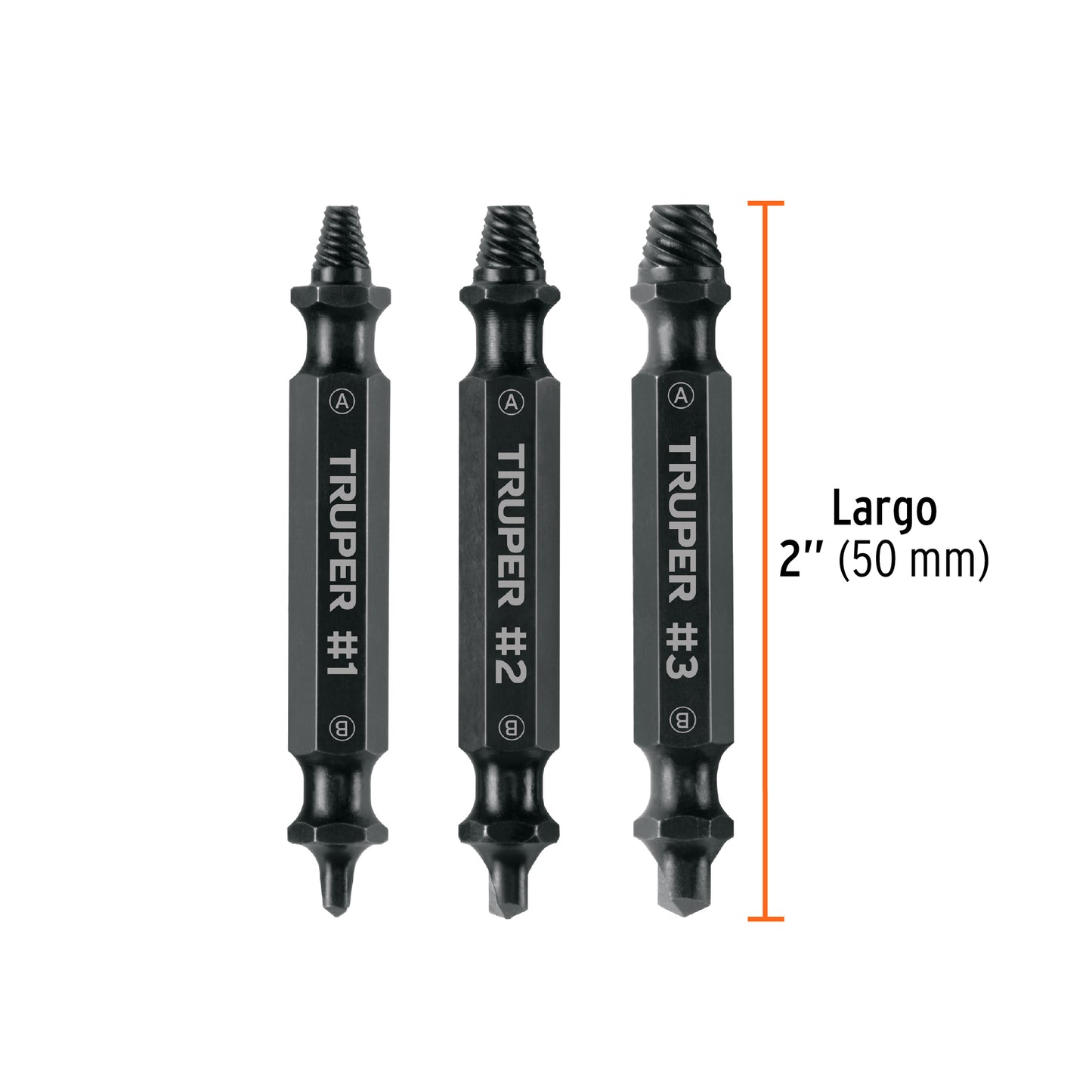 BLÌSTER CON 3 PUNTAS EXTRACTORAS DE TORNILLOS 103311 P