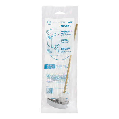 PALANCA LATERAL CROMADA PARA WC, FOSET 40008 P