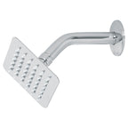 REGADERA CUADRADA 4', ACERO INOX, CON BRAZO, CROMO, TÚBIG 47734 *