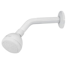 Cargar imagen en el visor de la galería, REGADERA PLÁSTICA REDONDA 2-1/2&#39; BLANCA, FOSET BASIC 49269 *
