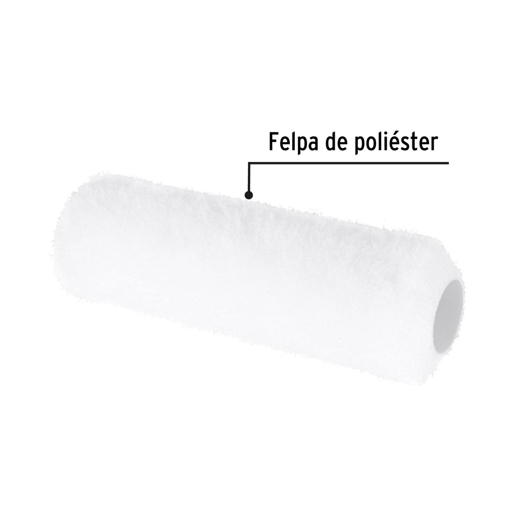 FELPA PARA RODILLO, 9 X 5/8", SUPERFICIES POCO RUGOSAS PRETUL 28042 *