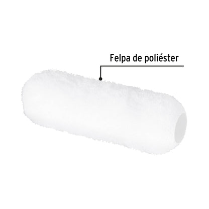 FELPA PARA RODILLO, 9 X 3/4", SUPERFICIES RUGOSAS, PRETUL 28043 P