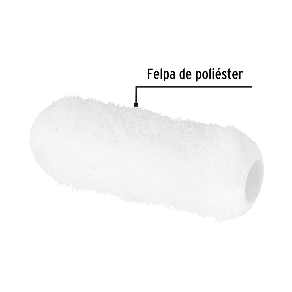 FELPA PARA RODILLO, 9 X 1", SUPERFICIES MUY RUGOSAS, PRETUL 28044 *