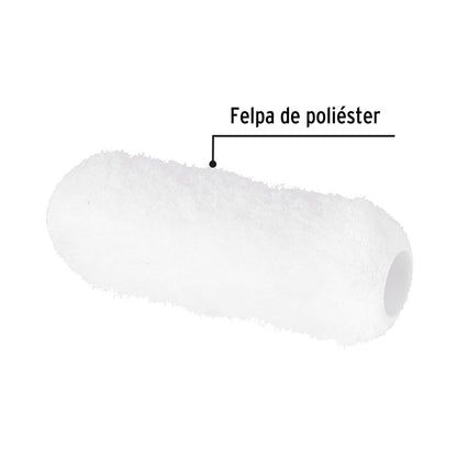 FELPA PARA RODILLO, 9 X 1", SUPERFICIES MUY RUGOSAS, PRETUL 28044 *
