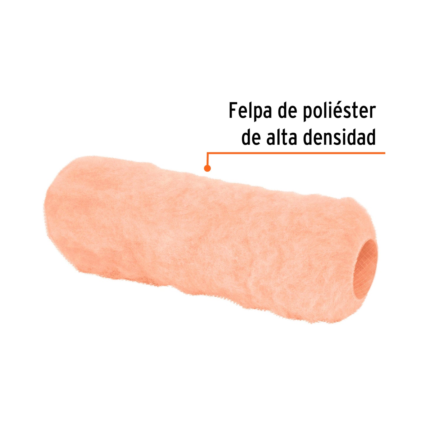 FELPA PARA RODILLO 9'' X 1'' SUPERFICIES MUY RUGOSAS, TRUPER 13885 *