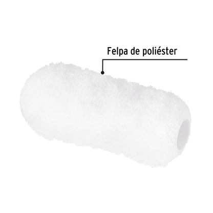 FELPA PARA RODILLO, 9X1-1/4,SUPERFICIES EXTRA RUGOSAS, PRETUL 28045 *