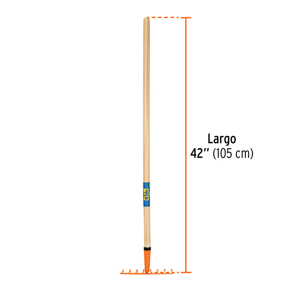 RASTRILLO PARA NIÑOS, MANGO DE 42', TRUPER 17895 *