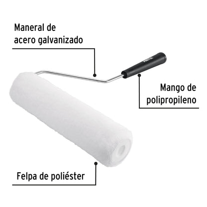 RODILLO PARA PINTAR, 9 X 3/8'', SUPERFICIES LISAS, PRETUL 28033 *