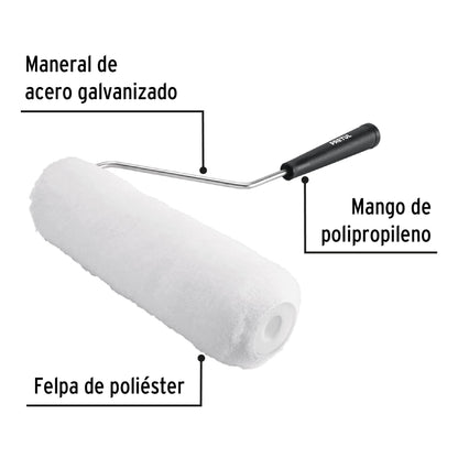 RODILLO PARA PINTAR 9 X 5/8'', SUPERFICIES POCO RUGOSAS, PRETUL 28034 *