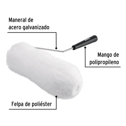 RODILLO PARA PINTAR, 9 X 1'', SUPERFICIES MUY RUGOSAS, PRETUL 28036 *