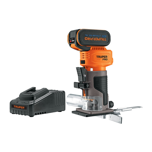 ROUTER INALAMBRICA 20V, TRUPER PRO 102865 P