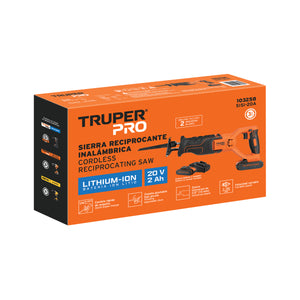 SIERRA SABLE INALAMBRICA 20 V TRUPER PRO 103258 *