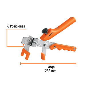 PINZA NIVELADORA DE AZULEJOS, TRUPER 100516 P