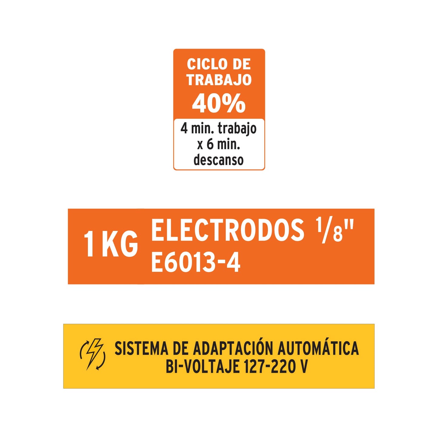 SOLDADORA INVERSORA BI-VOLTAJE 160 A, 127 V/220 V, TRUPER 13695 N
