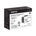 MINI SOLDADORA INVERSORA 130A, BI-VOLTAJE, SERIE 300, PRETUL 29019 P