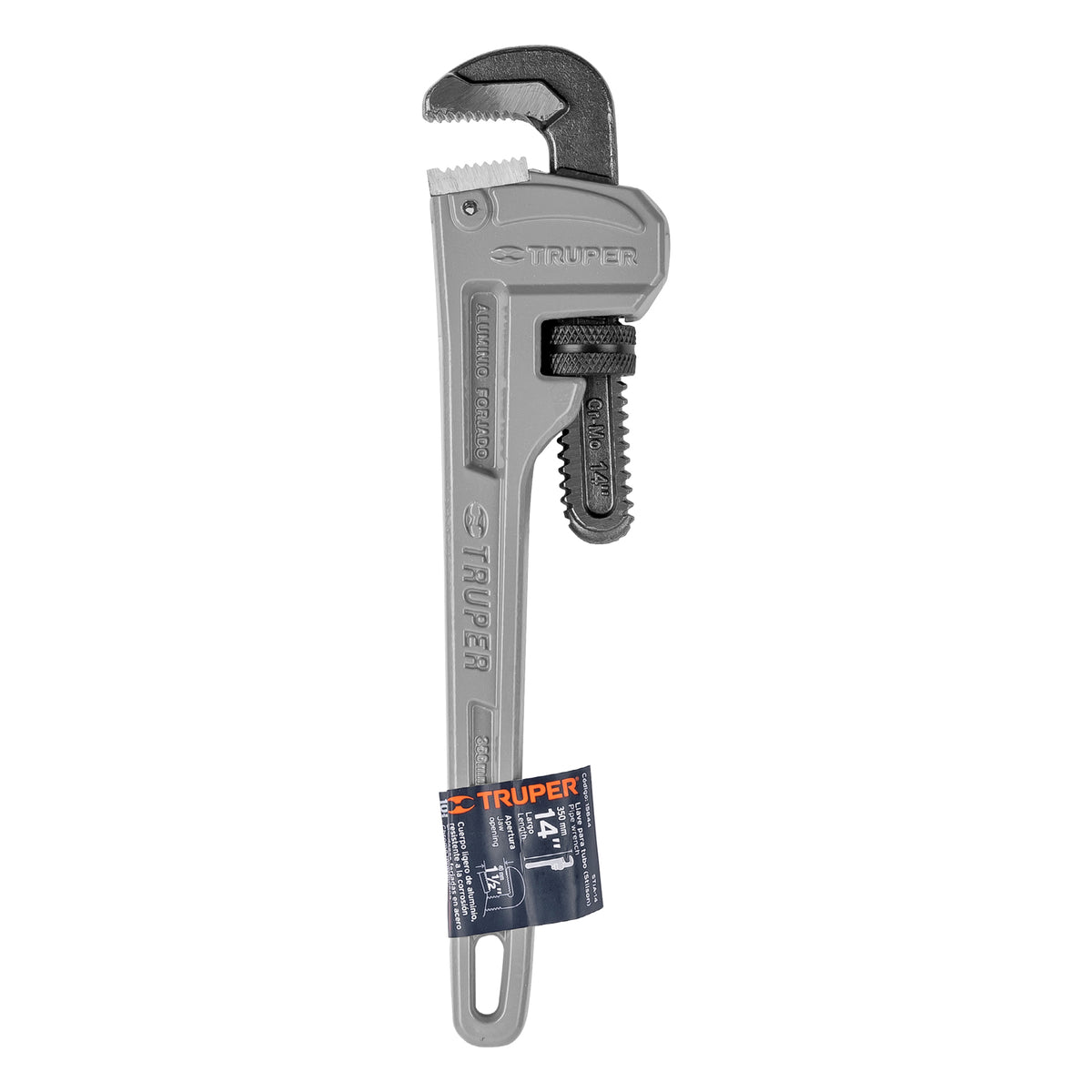 LLAVE STILSON 14' CUERPO DE ALUMINIO, TRUPER 15844 *