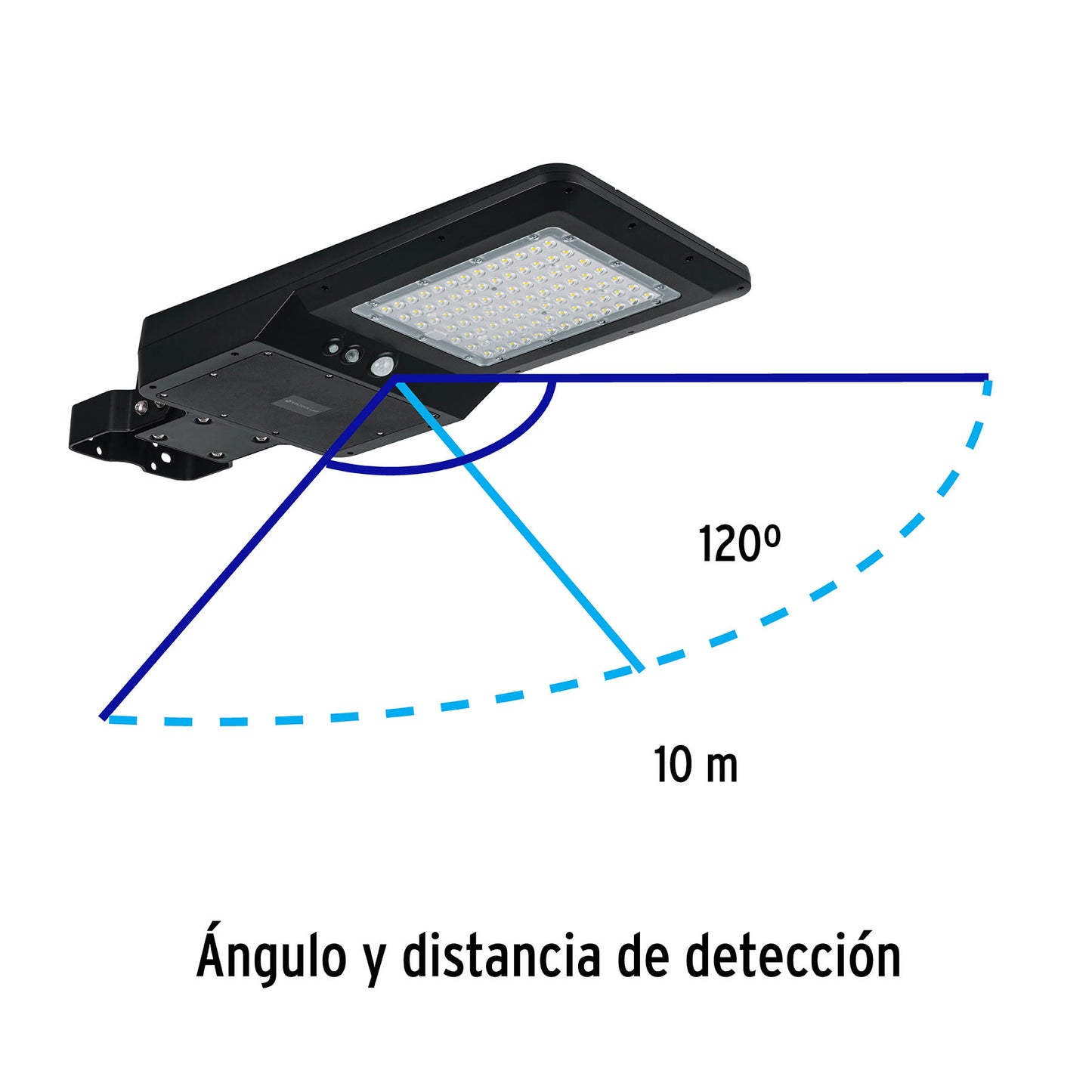LUMINARIO SUBURBANO LED 40W C/PANEL SOLAR Y CONTROL REMOTO 46959 P