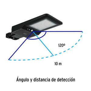 LUMINARIO SUBURBANO LED 40W C/PANEL SOLAR Y CONTROL REMOTO 46959 P