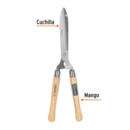 TIJERA PARA PODA 55CM CLASSIC MANGOS DE MADERA, TRUPER 18377 *