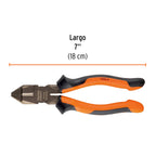 PINZA ELECTRICISTA 7''USO RUDO, ALTA PALANCA, COMFORT GRIP  17338 *
