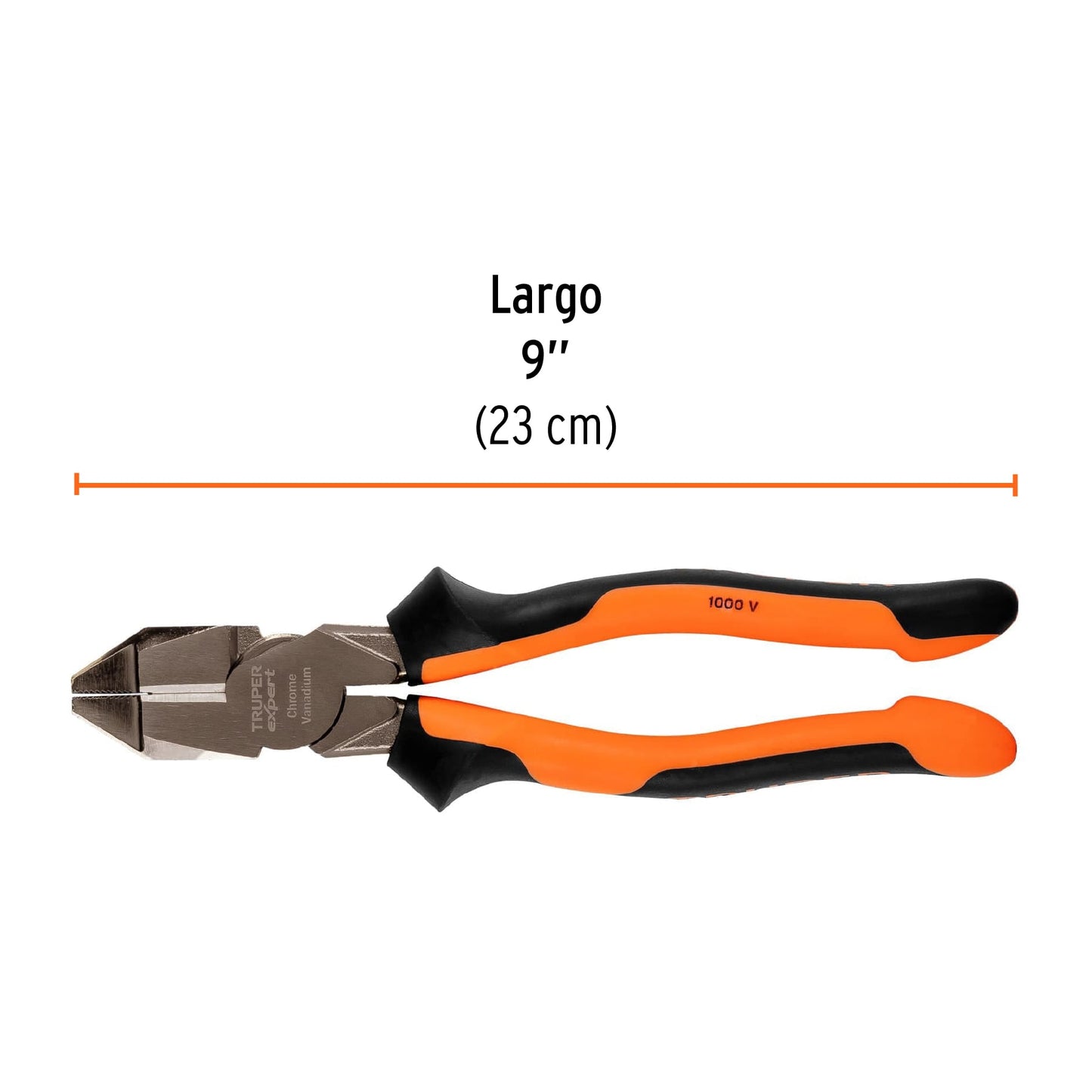 PINZA ELECTRICISTA 9' USO RUDO, ALTA PALANCA, COMFORT GRIP 12351 *