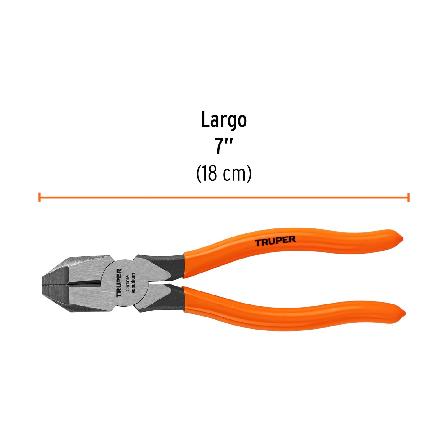 PINZA PROFESIONAL PARA ELECTRICISTA 7", TRUPER 17303 *
