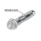 Caja con 100 taquetes expansivos de 1/4" con tornillo, FIERO 47223